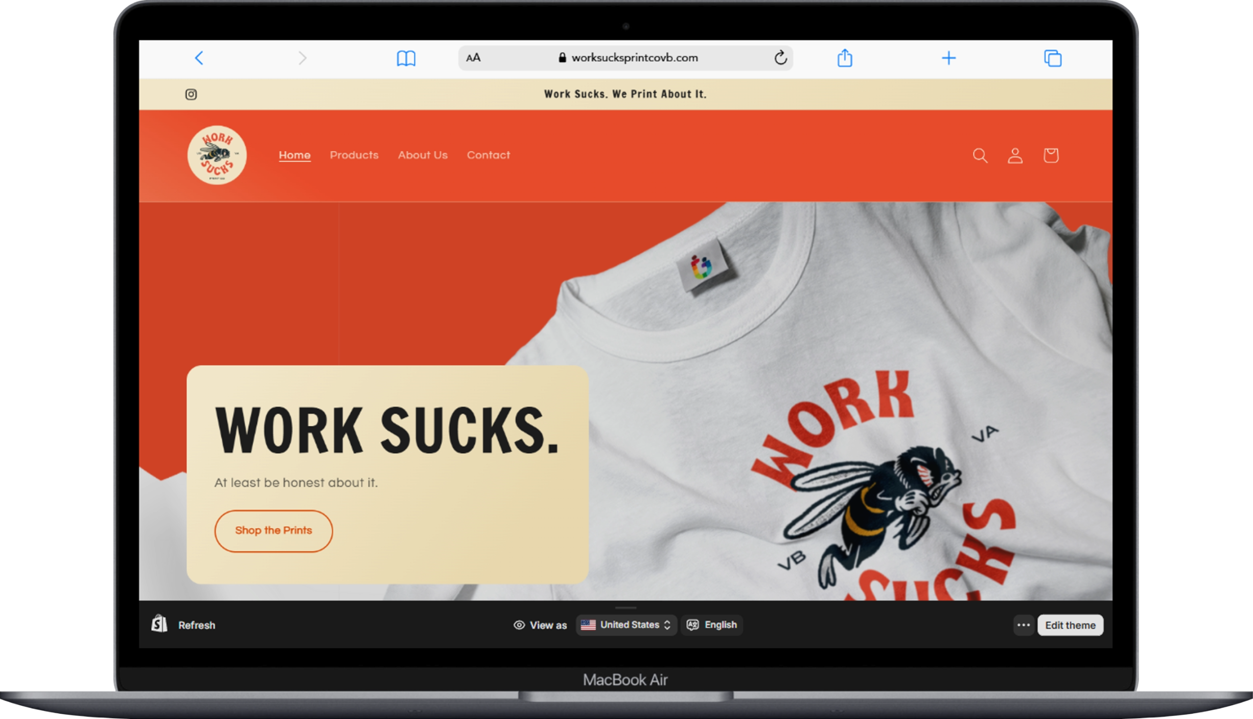 Print-On-Demand Ecommerce Website design Printiful and Printify