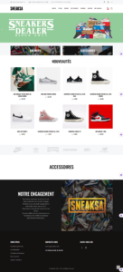 High-Converting Shoe Store Website with Seamless Shopping Experience sneaksa