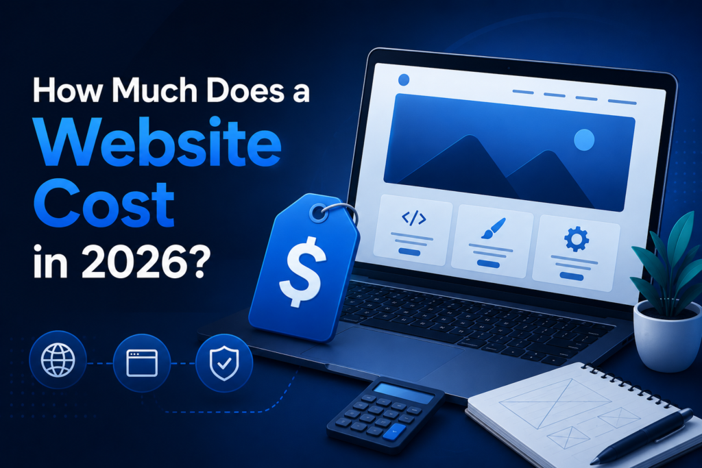 website pricing in 2026 concept